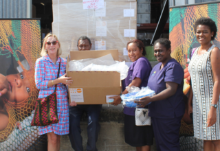 UNFPA delivers Midwifery Kits to the National Department of Health in Port Moresby.