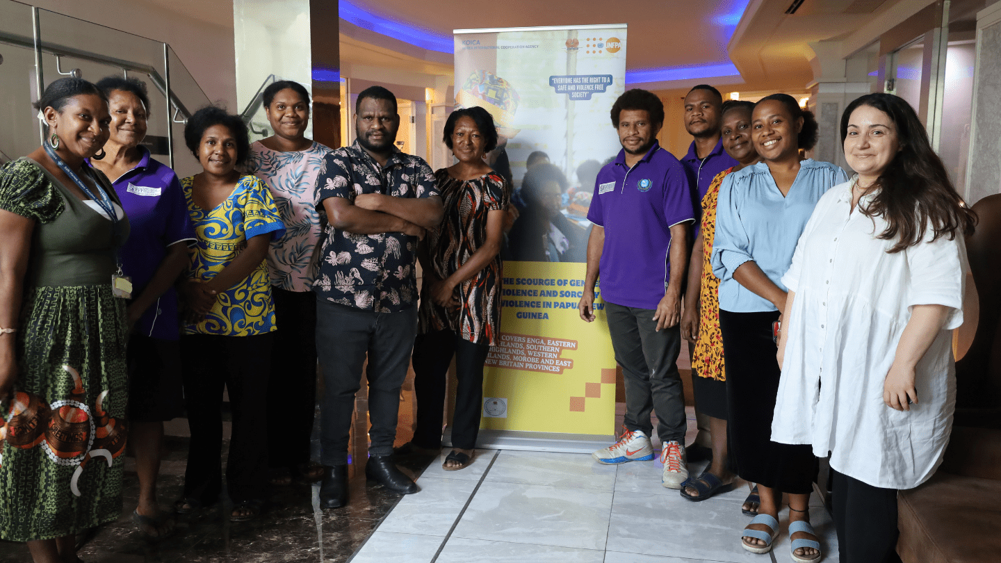 Participants of the one-week training on Mental Health and Psychosocial Support (MHPSS) held in Port Moresby. ©UNFPA Papua New Guinea 2025.