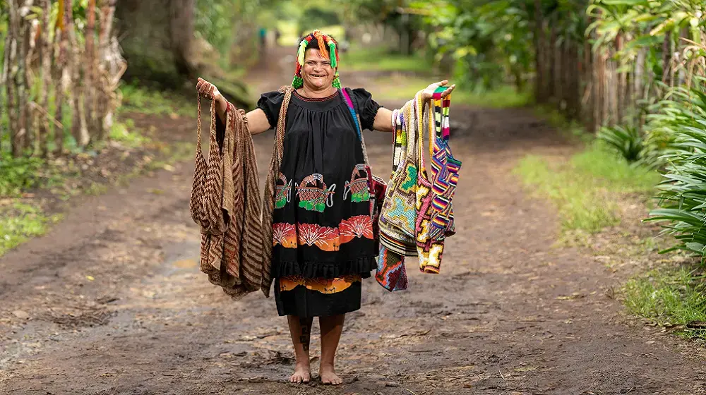 UNFPA launches bilum campaign: Harnessing PNG traditional culture to advance gender equality and bodily autonomy.