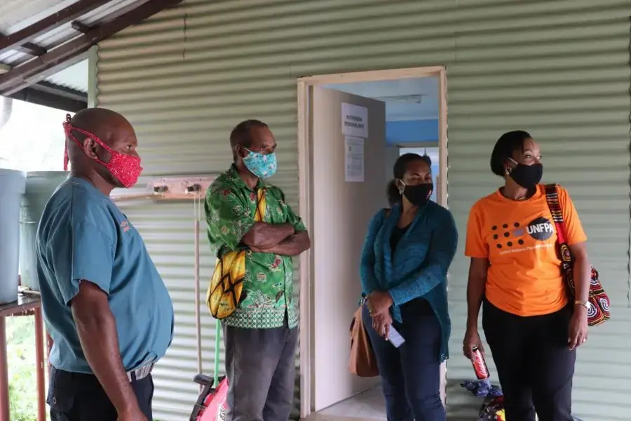 “We are just sweating”: UNFPA Funds Renovation of Maternity Ward in Matkomnai, Western Province.