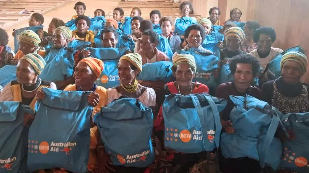 After Months Cut Off from Services, Dignity Kits Reach Displaced Women and Girls in Ambum District, Enga Province  