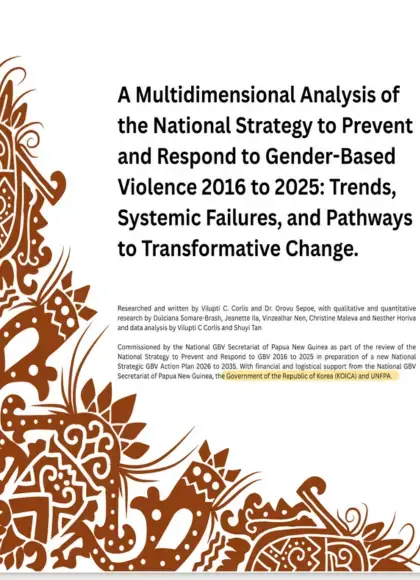 Multidimensional Analysis of the National Strategy to Prevent and Respond to GBV 2016-2025 Report